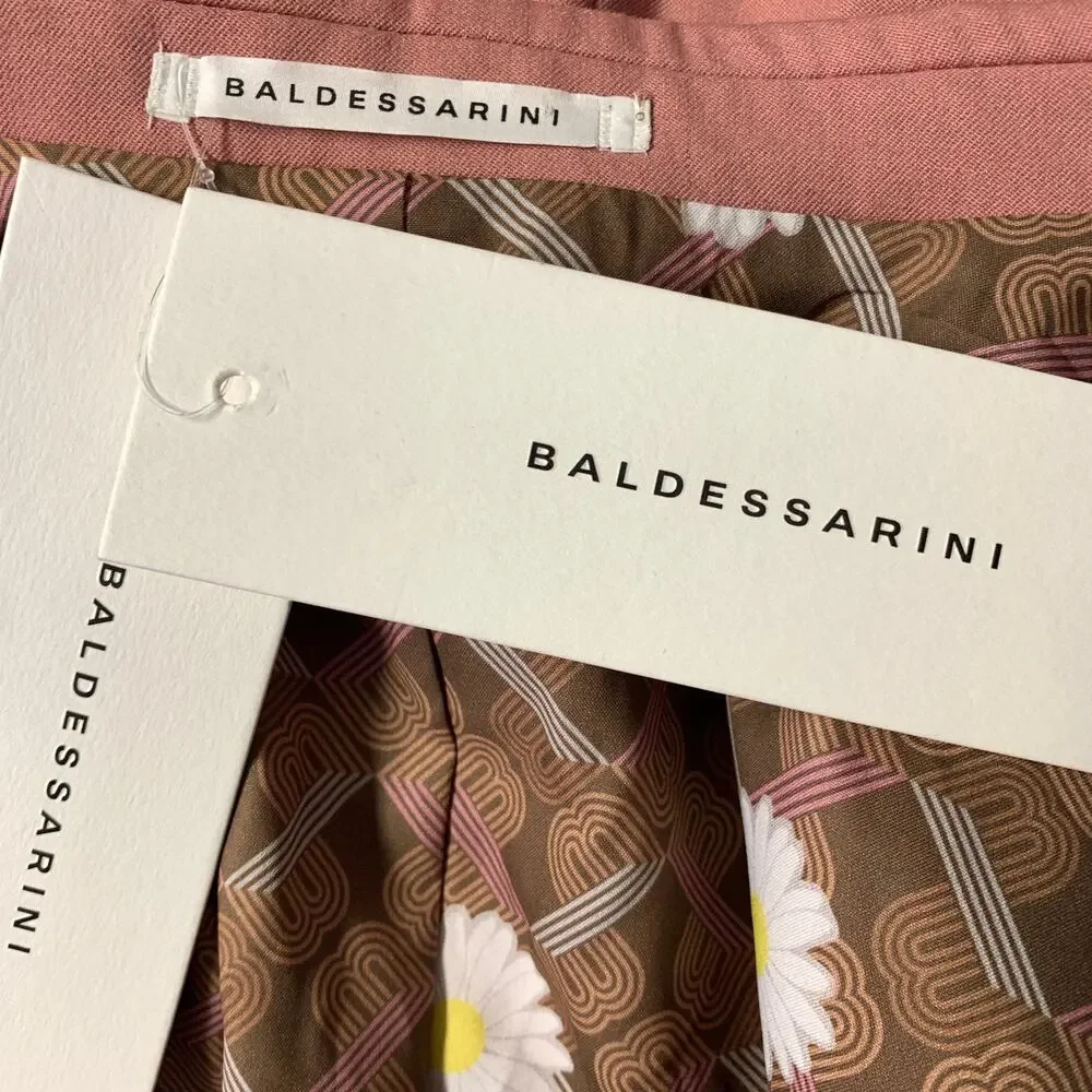 BALDESSARINI Pink Wool Double Breasted Suit